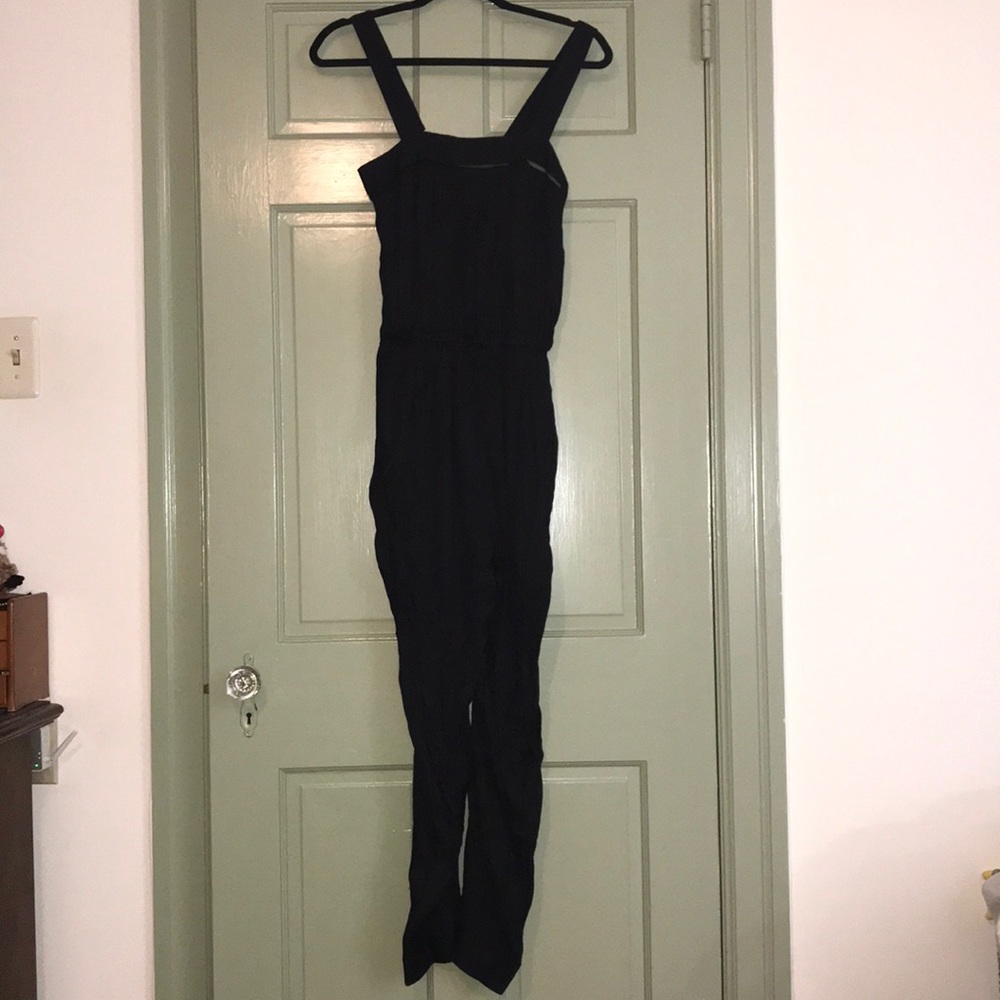 Armani Exchange Black Jumpsuit